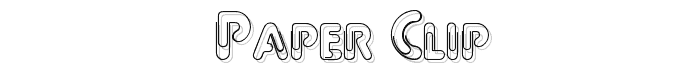 Paper Clip font
